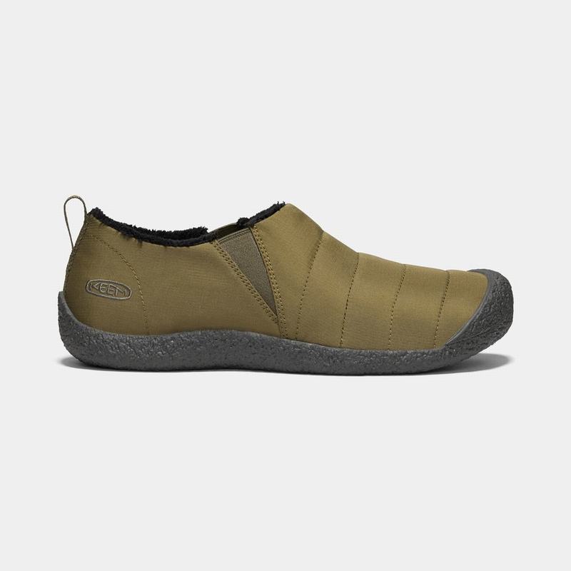 Keen Howser II Mens Slippers Olive NZ Sale (7489-WFQES)